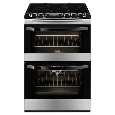 Zanussi ZCV68310XA Electric Cooker, Stainless Steel